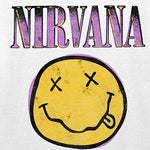 Nirvana Xerox Smiley Pink on White