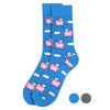 Flying Pigs Blue Socks