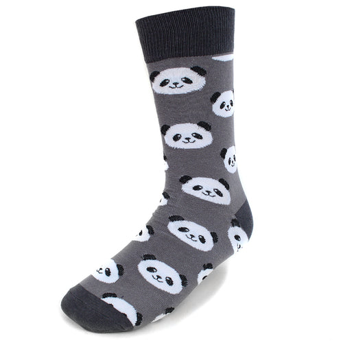 Panda Grey Socks