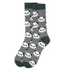 Panda Grey Socks