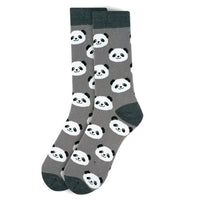 Panda Grey Socks