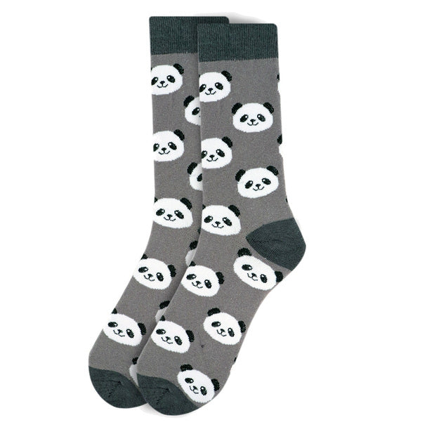 Panda Grey Socks