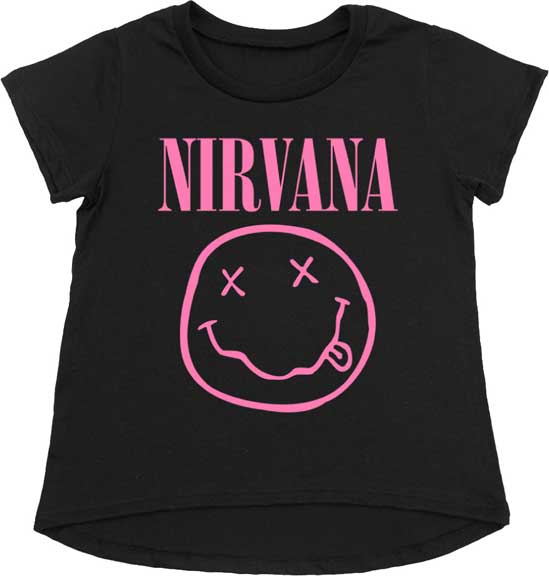 Nirvana Smiley Pink Ink toddler
