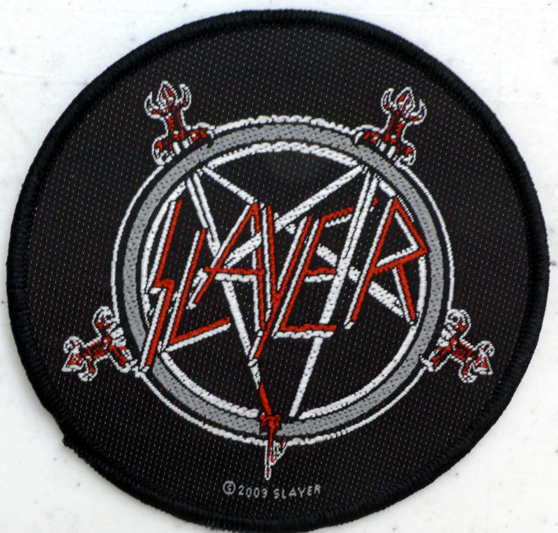 Slayer Pentagram Round Patch