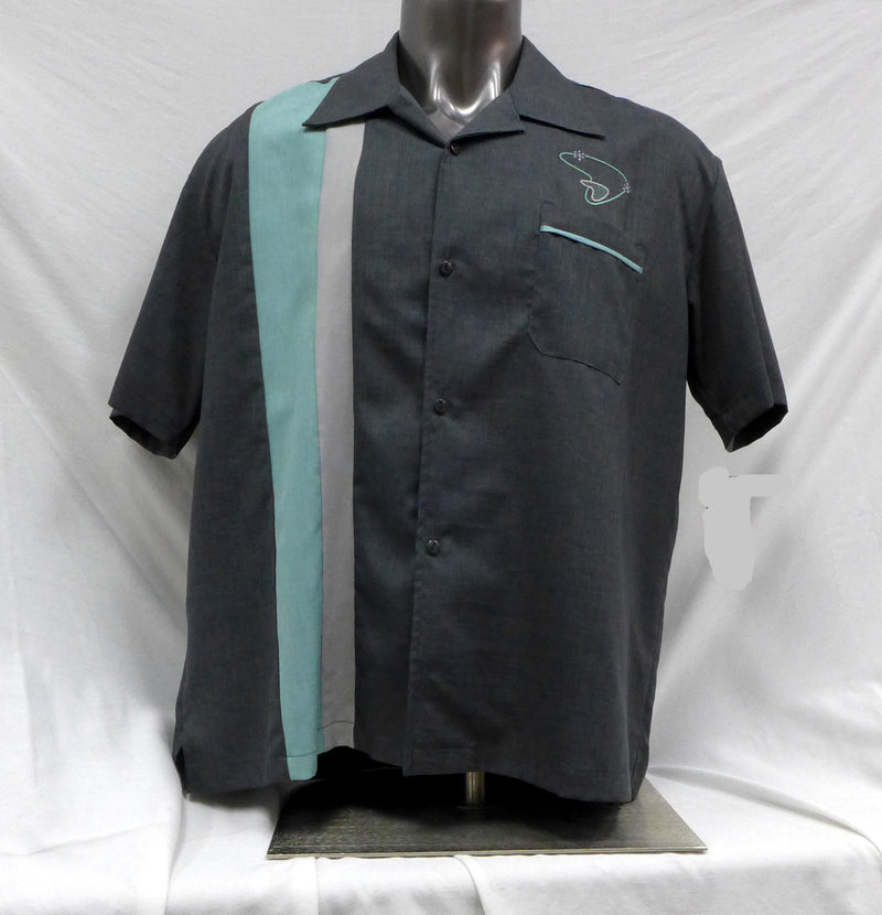 The Boomer Charcoal Button Up