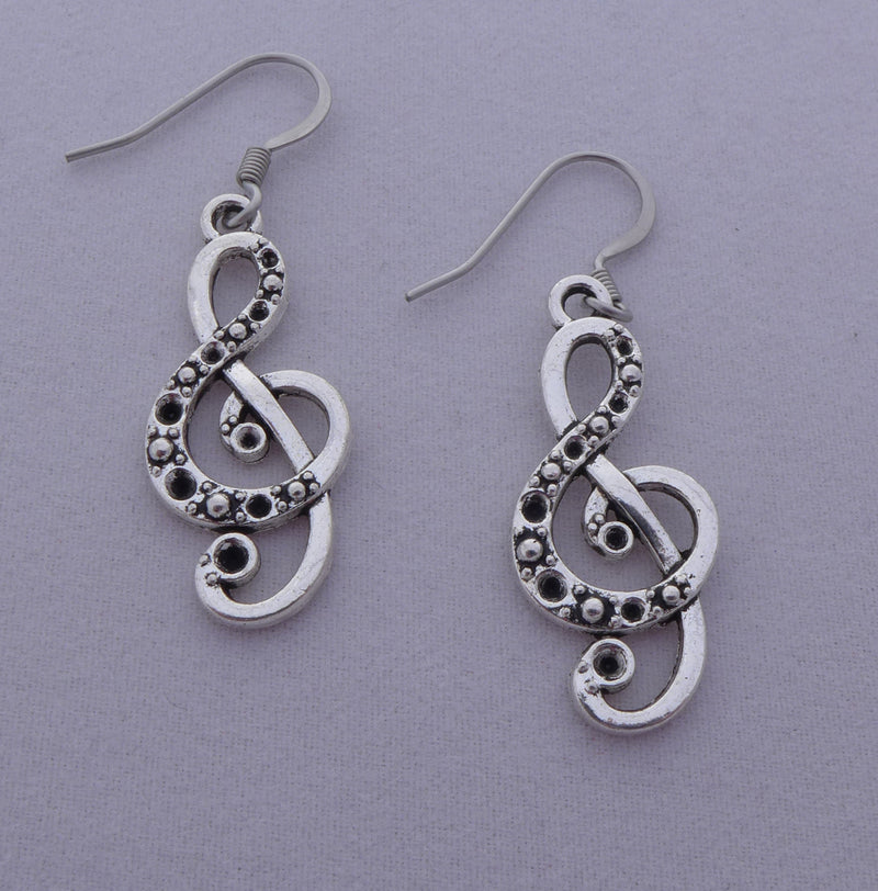 Treble Clef Earrings