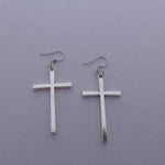 Tall Cross Earrings