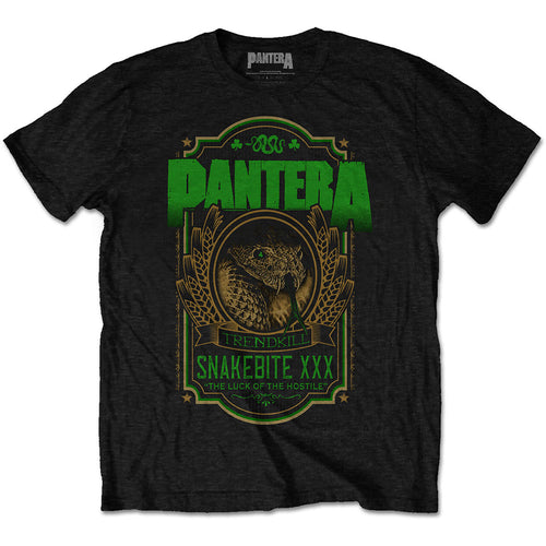 Pantera Snake Bite Label T-Shirt