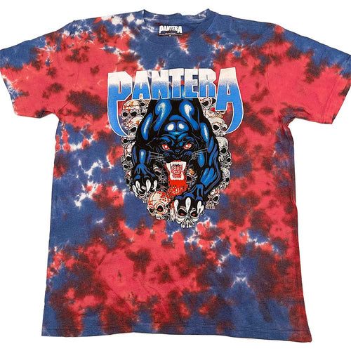Pantera Tie Dye Panther (Red/Blue) Shirt