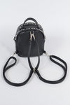 Round Studded Mini Backpack