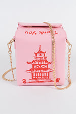 Pink Chinese Takeaway Box Clutch