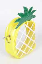 Yellow Pineapple Clear Bag