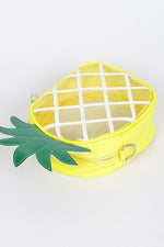 Yellow Pineapple Clear Bag