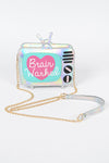 Cute TV Silver Bag