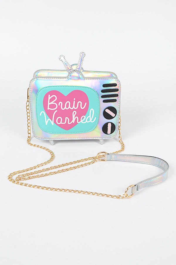 Cute TV Silver Bag