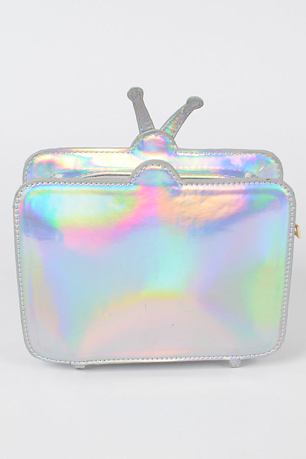 Cute TV Silver Bag