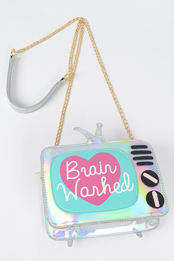 Cute TV Silver Bag