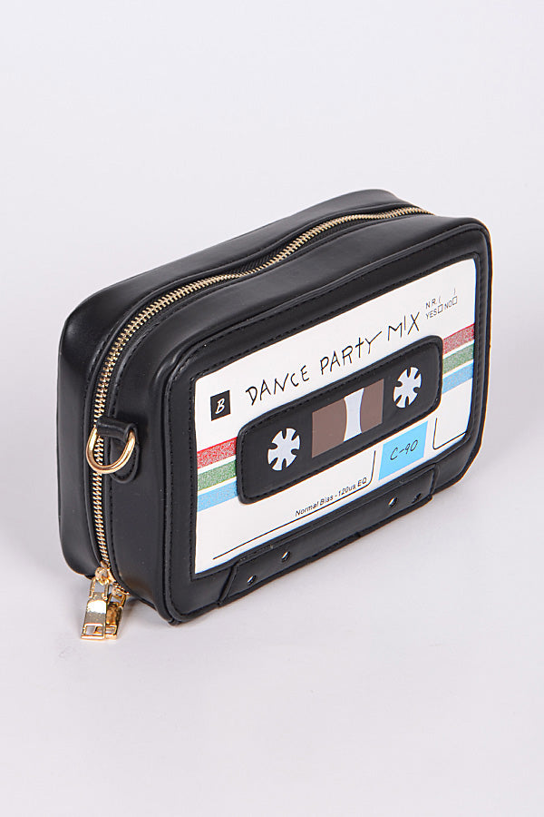 Old School Cassette Tape Bag