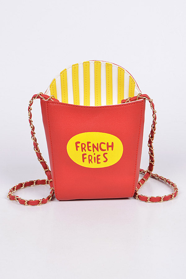 Red French Fries Bag