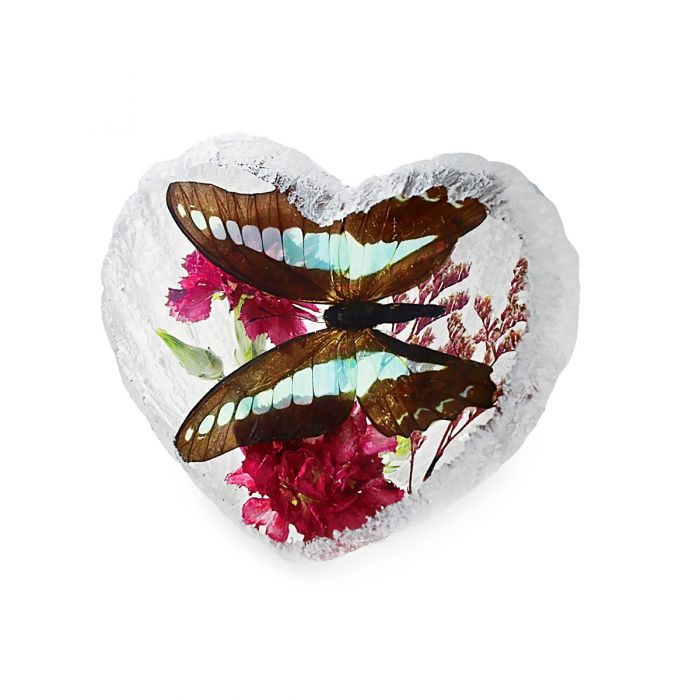 Paperweight-Blue/Brn Butterfly