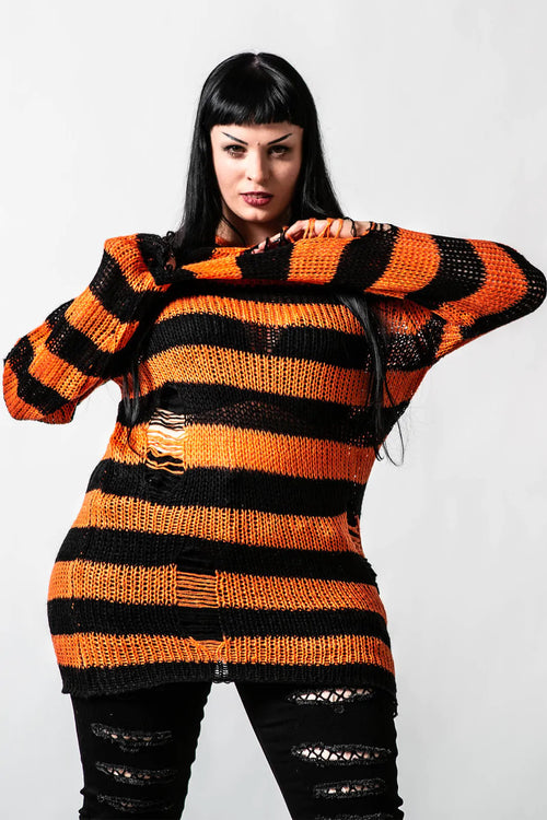 Pumpkin Knit Sweater