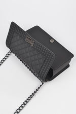 Quilted Embossed Black Jelly Ba