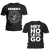 Ramones Hey Ho Logo 2-Sided T-Shirt