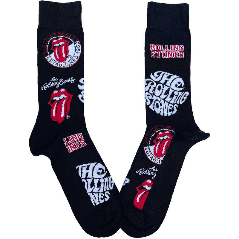 Rolling Stones Logos Men's Socks