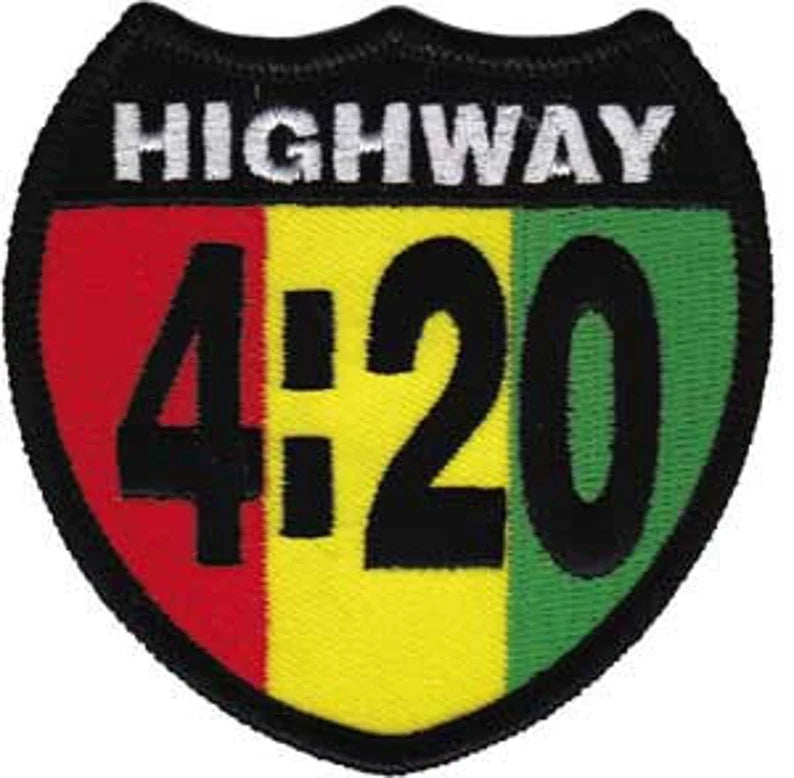 Rasta-Highway 4:20 Iron-ON Patch