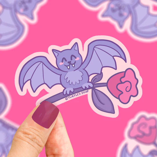 Romantic Bat Sticker