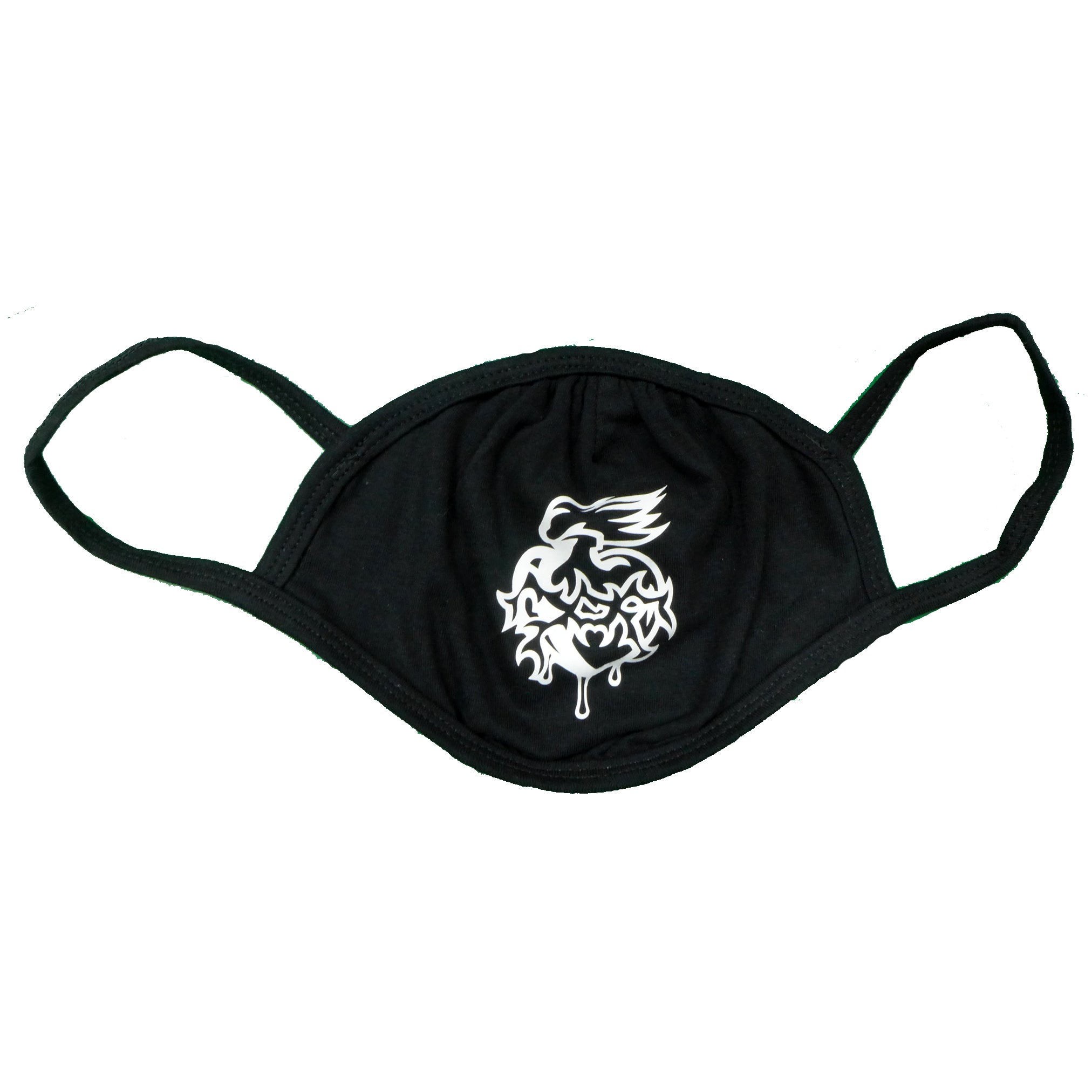 Sacred Heart Black Mask