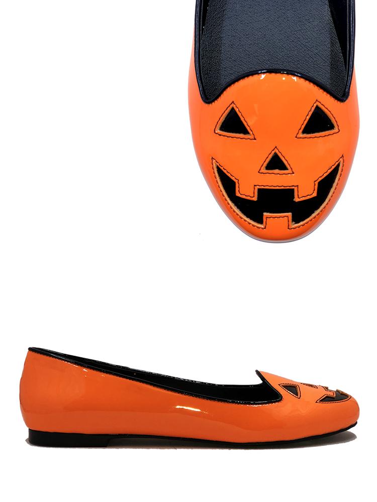 Lydia Orange Jack O Lantern Flat