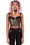 She's Cagey Leopard Crop Top