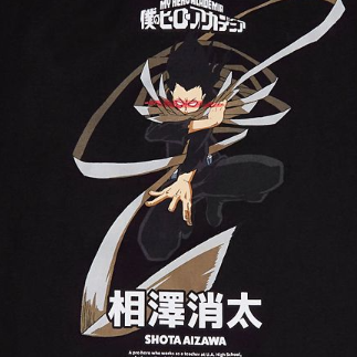 My Hero Academia Shota Blk Shirt