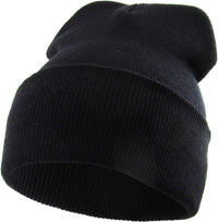 Black Long Beanie