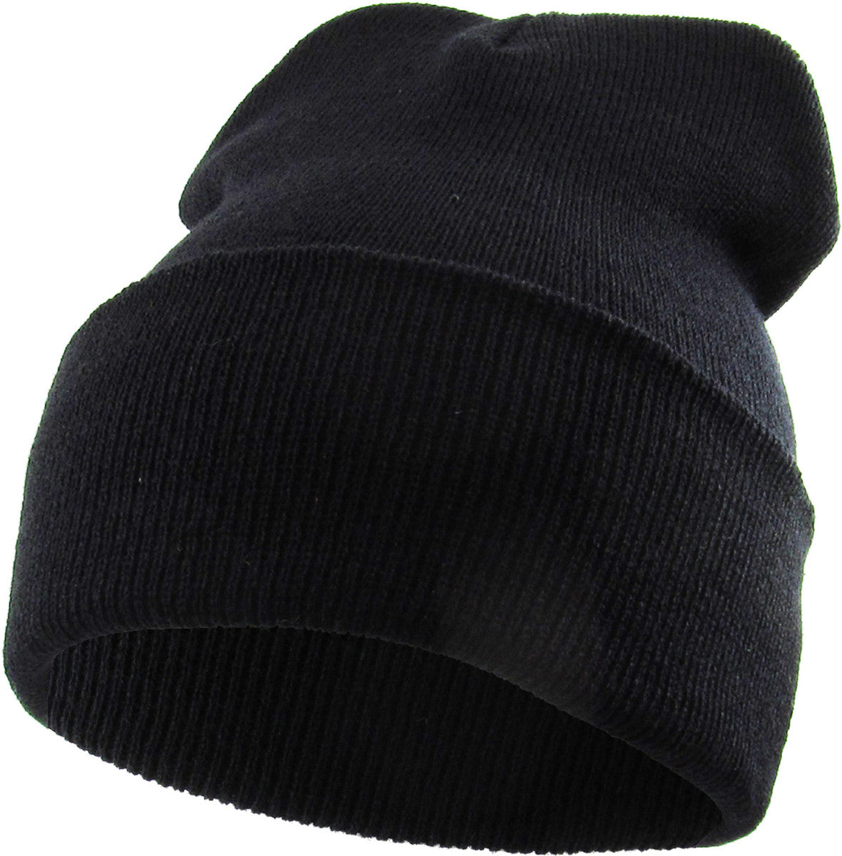 Black Long Beanie