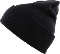 Black Long Beanie