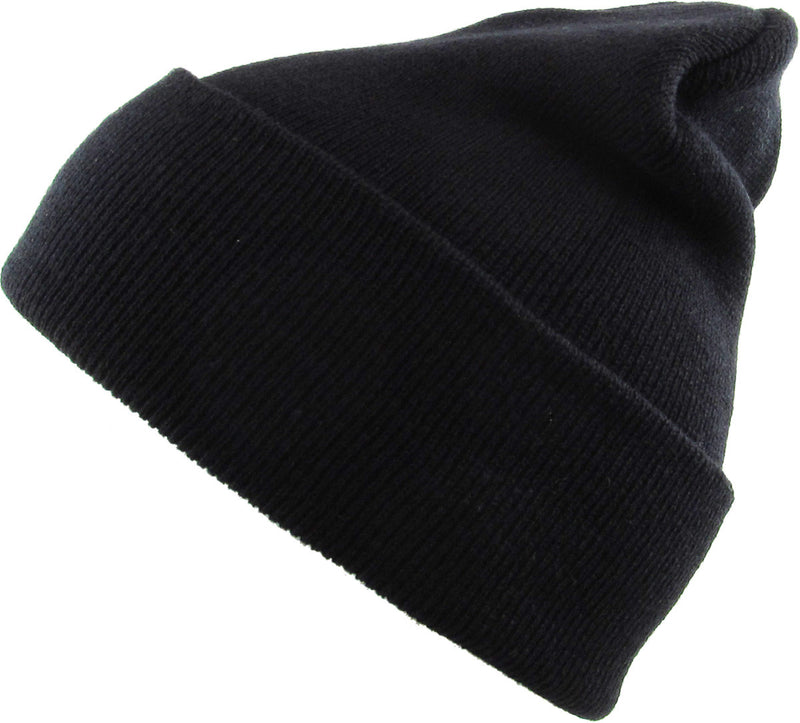 Black Long Beanie