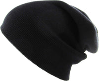 Black Long Beanie