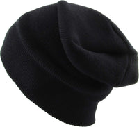 Black Long Beanie