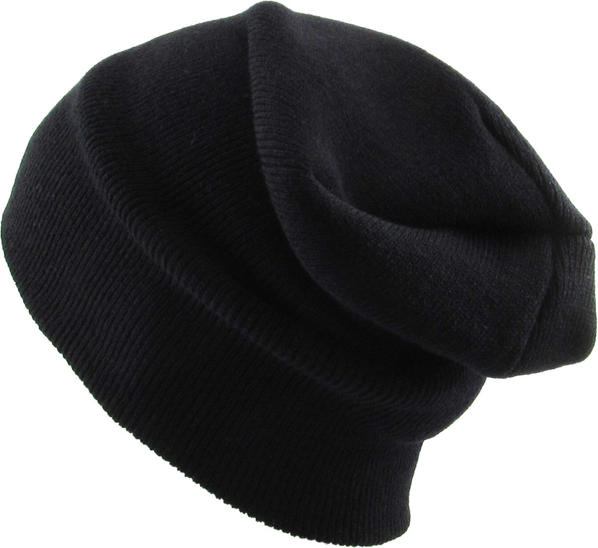 Black Long Beanie