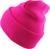 Neon Hot Pink Long Beanie