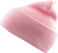 Neon Light Pink Long Beanie