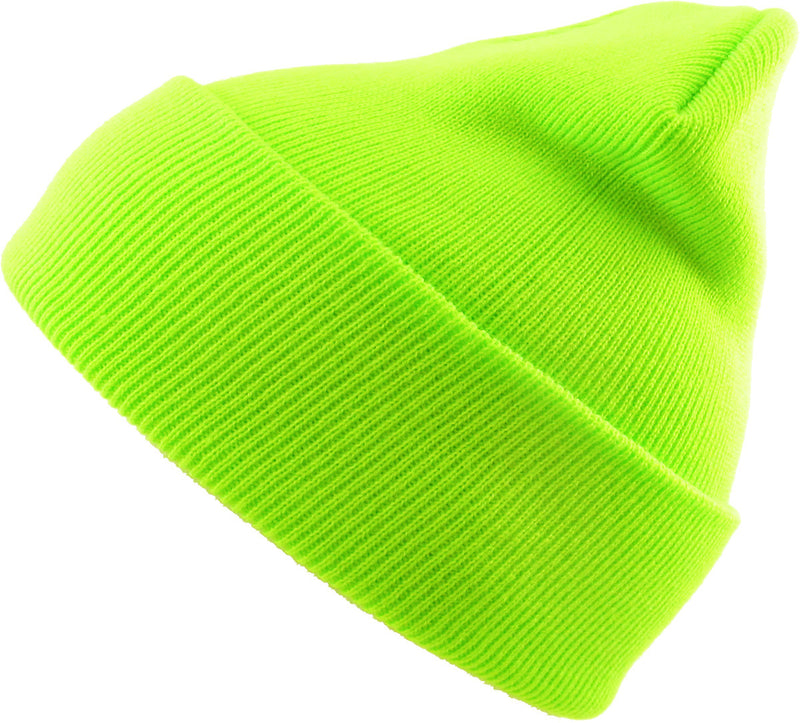 Neon Lime Long Beanie