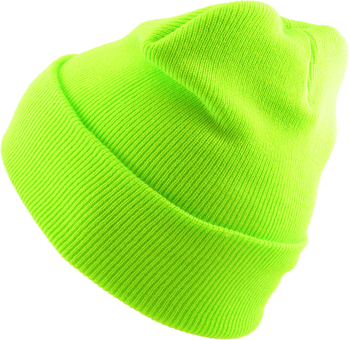 Neon Lime Long Beanie