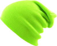 Neon Lime Long Beanie