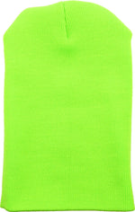 Neon Lime Long Beanie