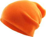 Neon Orange Long Beanie