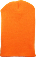 Neon Orange Long Beanie