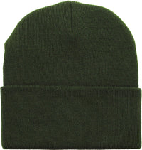Olive Long Beanie